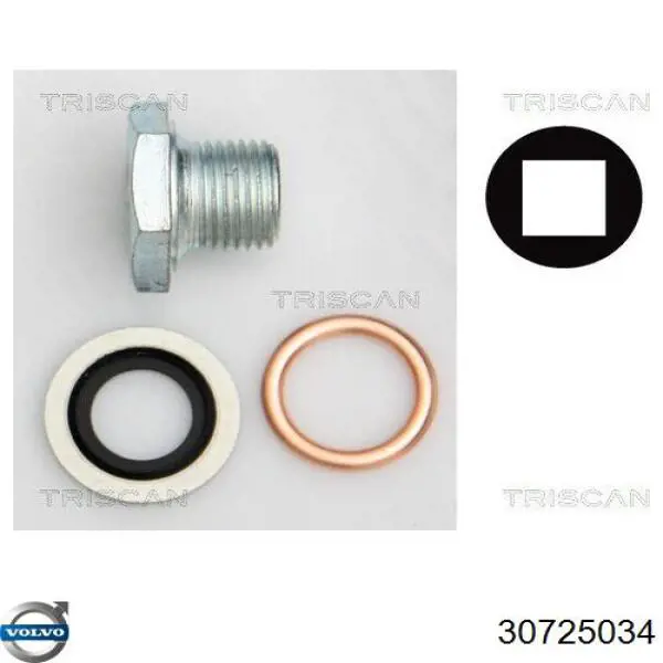 Comprar 30725034 Volvo Junta del tapón del cárter de aceite