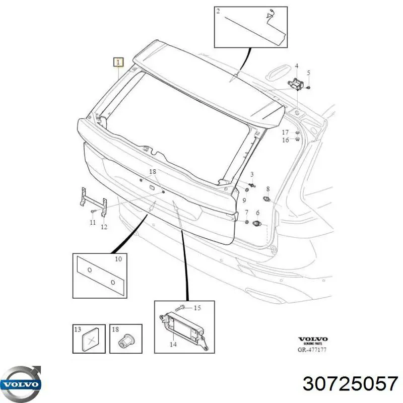  Volvo 30725057 precio, desde 61,88 EUR