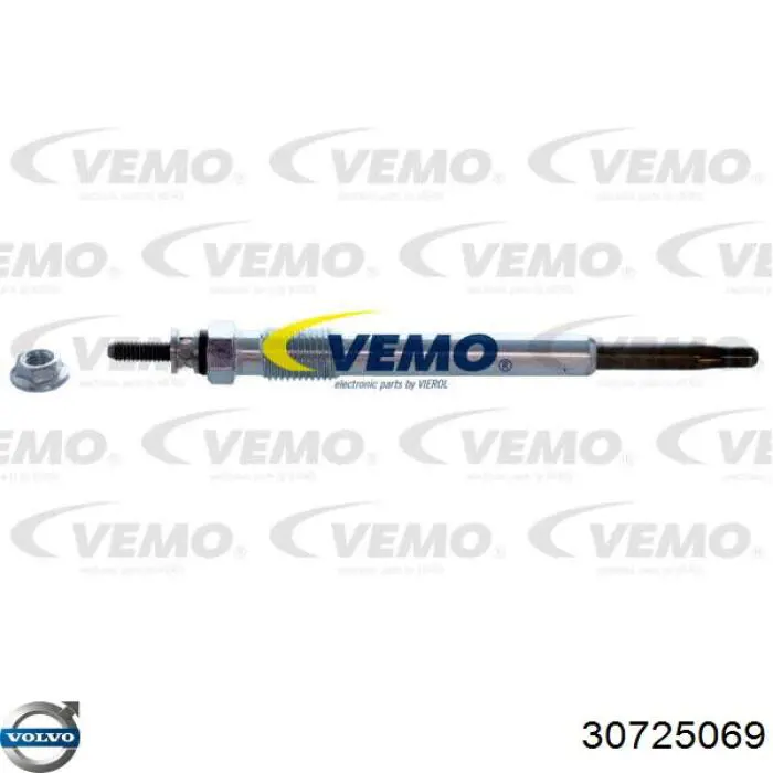 Bujía de incandescencia Peugeot 206 2A/C