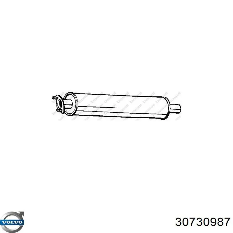 18038 Asmet Silenciador trasero