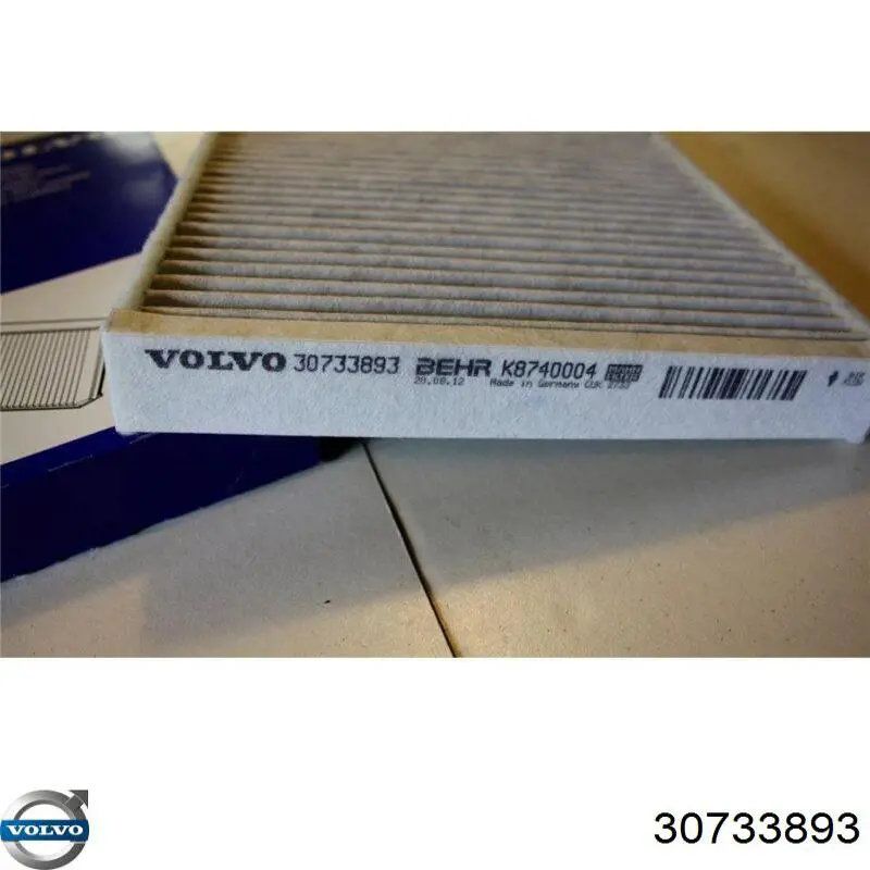 Filtro de cabina Volvo 30733893 precio, desde 16,20 EUR