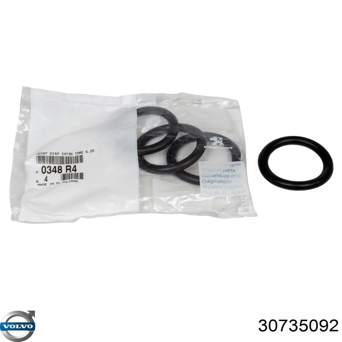 Anillo retén, árbol de levas Citroen Berlingo B9