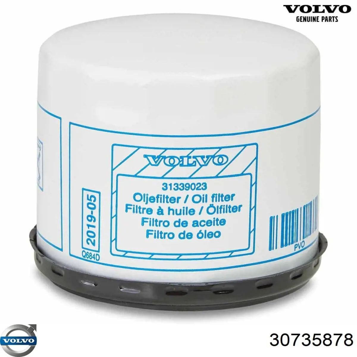 Filtro de aceite Volvo V40 525, 526