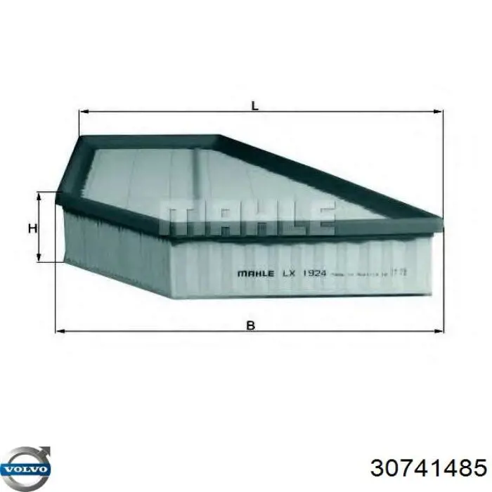 Filtro de aire 30741485 Volvo