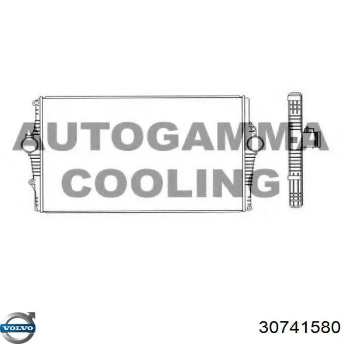 30741580 Volvo intercooler