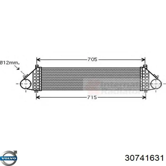 Comprar 31338118 Volvo Turbo intercooler