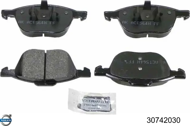 Comprar 30742030 Volvo Pastillas delanteras de freno