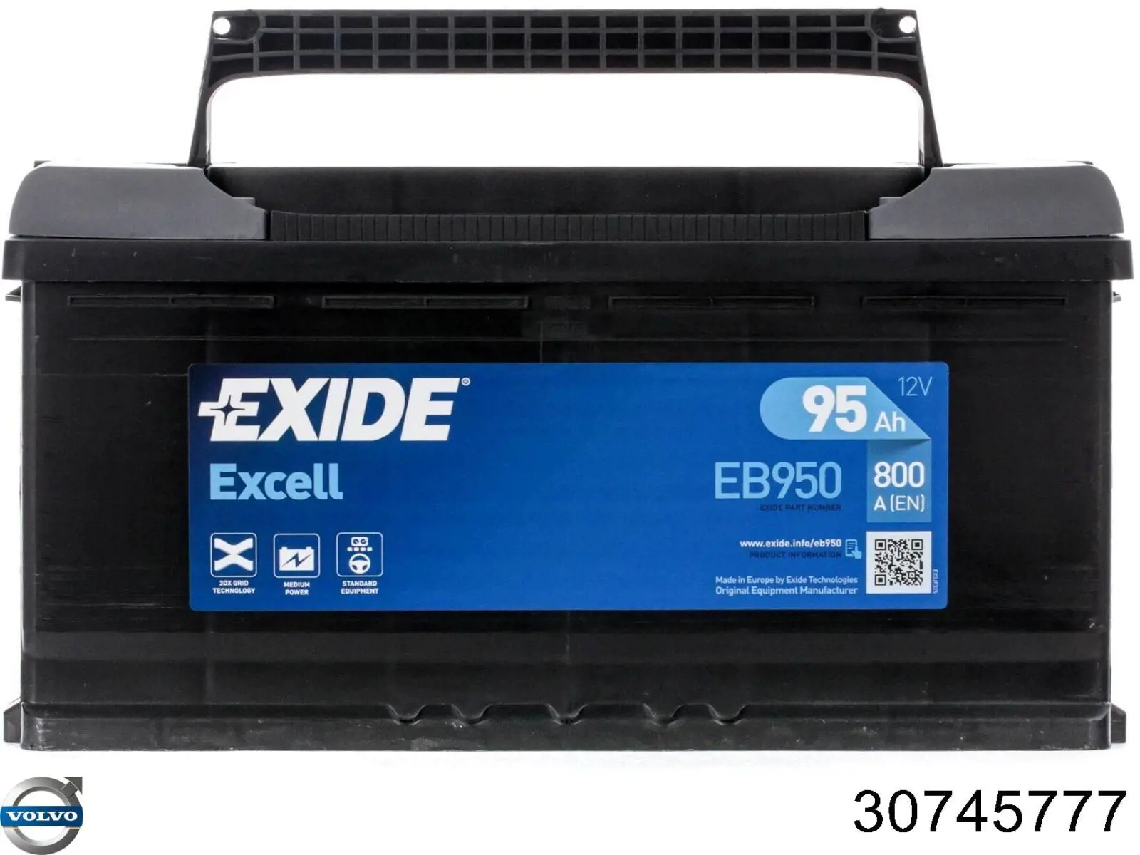 30745777 Volvo Batería Start-Stop