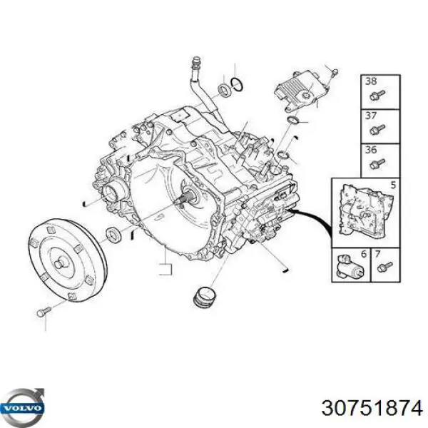  Volvo 30751874 precio, desde 13,63 EUR