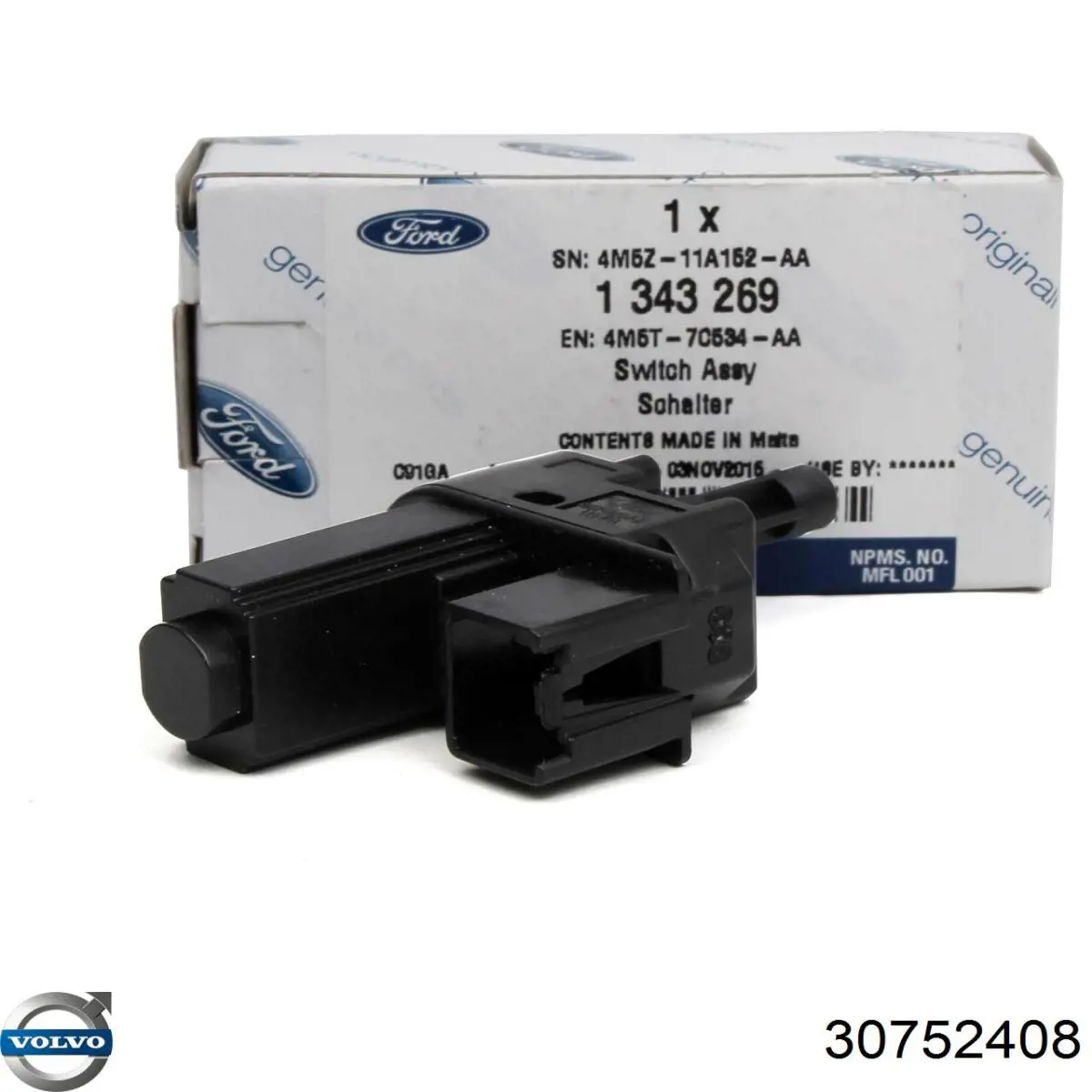 Interruptor de embrague 30752408 Volvo