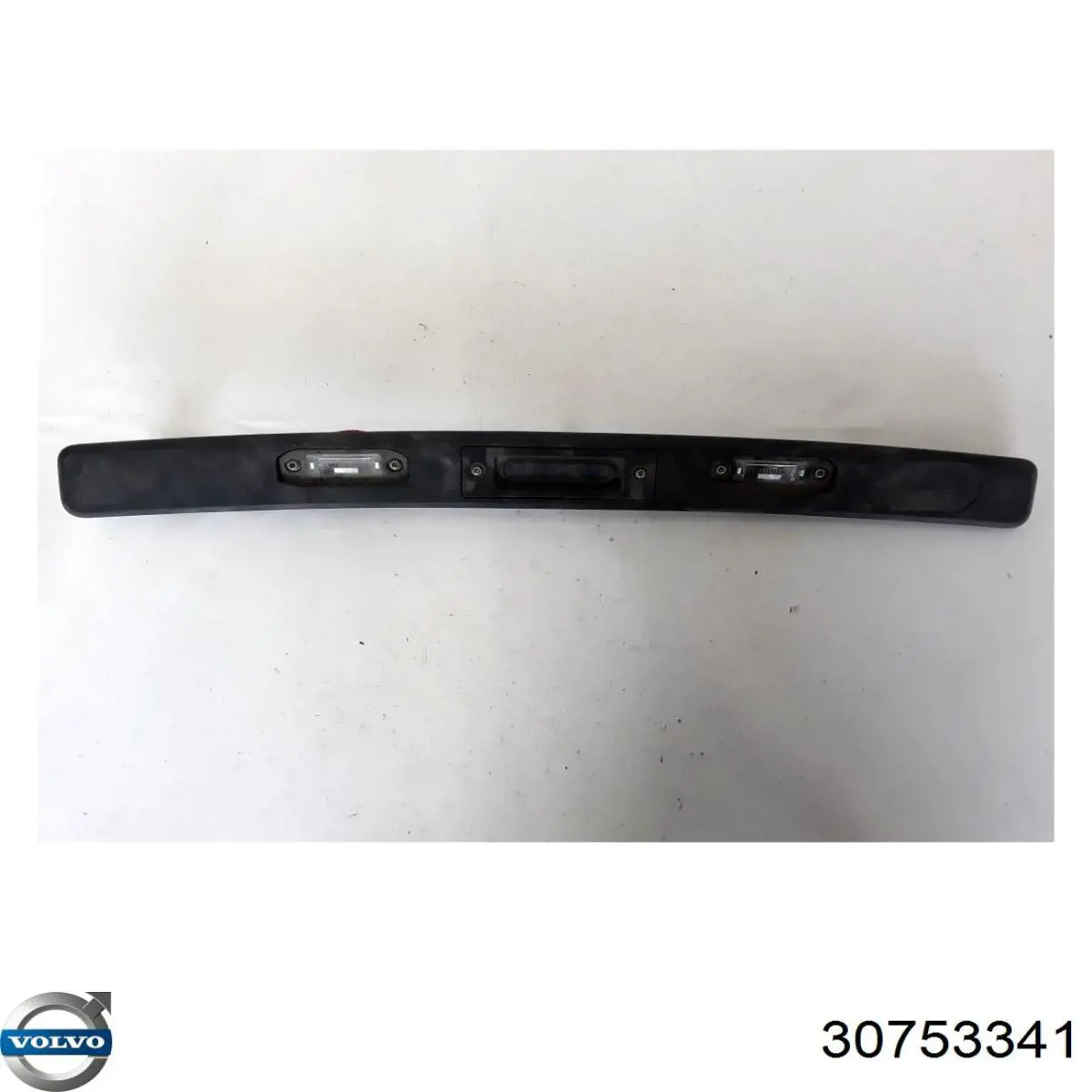 Moldura inferior de puerta trasera de maletero 30753341 Volvo