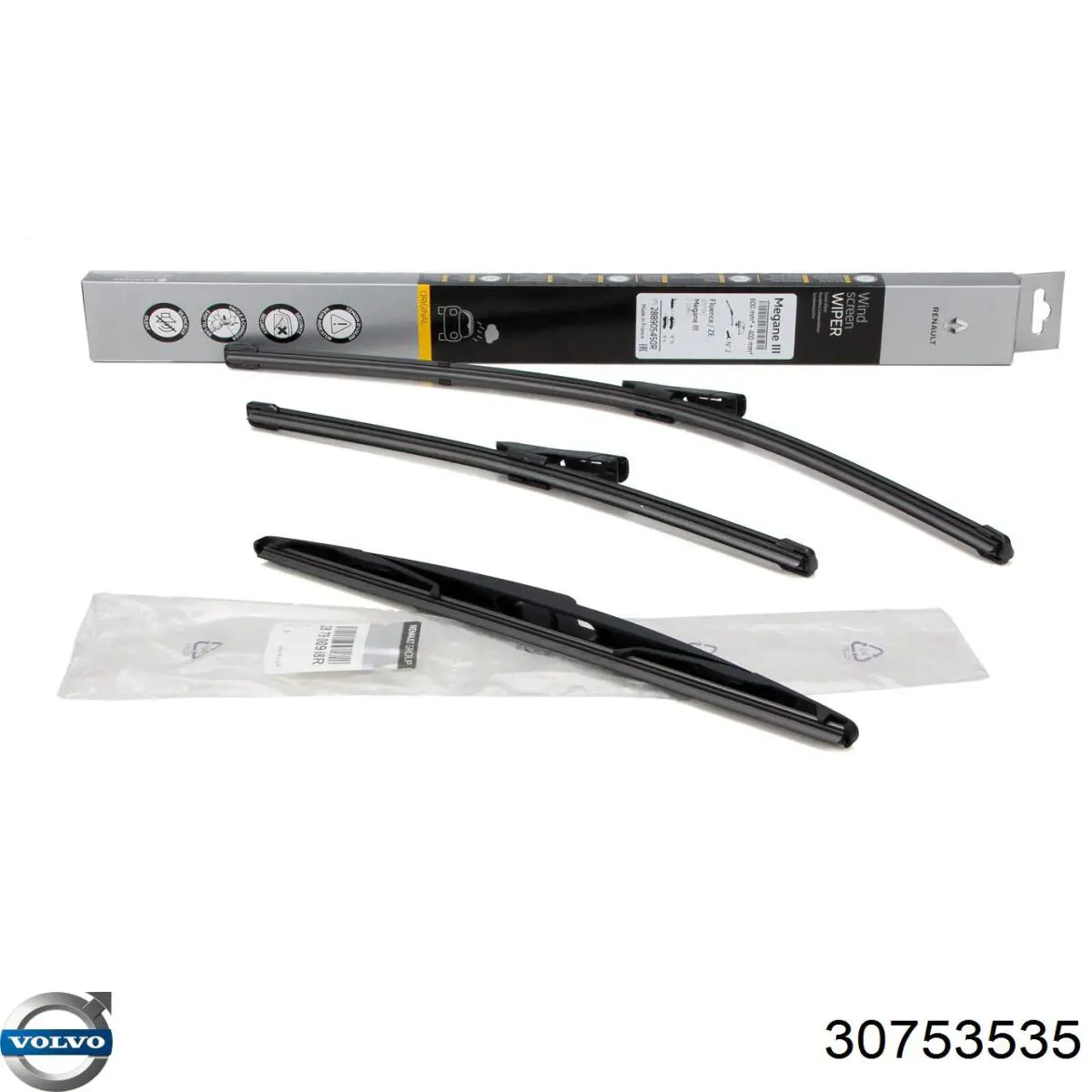 30753535 Volvo Limpiaparabrisas trasero