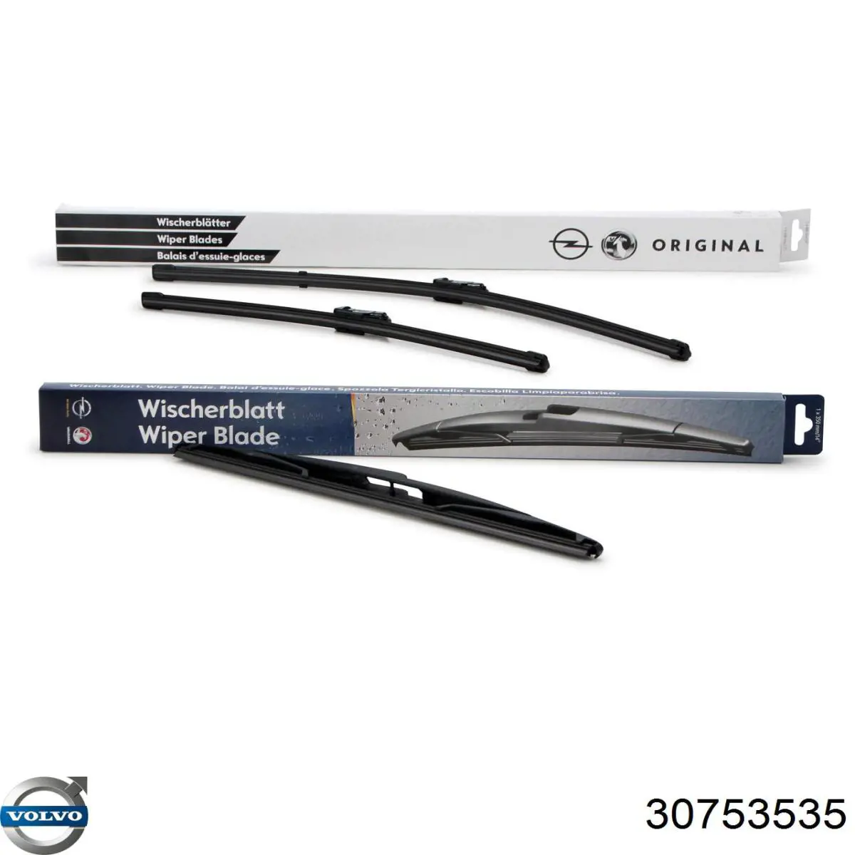 Escobilla del limpiaparabrisas trasero Volvo 30753535 precio, desde 8,19 EUR