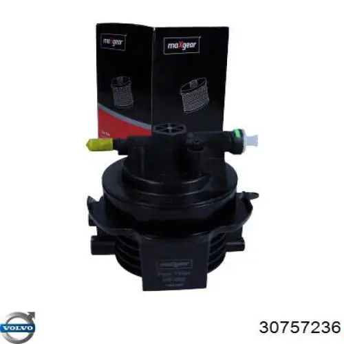 Caja del filtro de combustible 30757236 Volvo