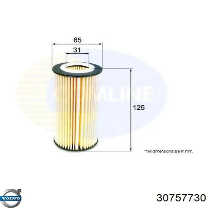 Comprar 30757730 Volvo Portafiltro de aceite