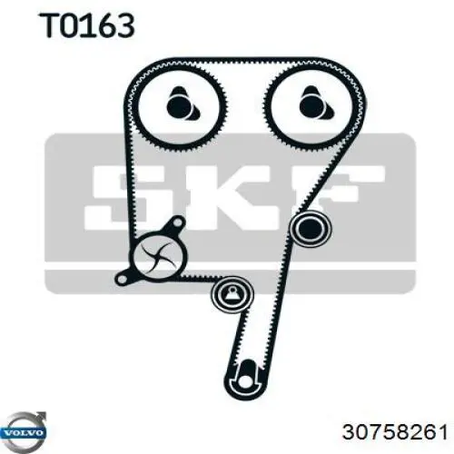 Kit distribución Volvo 30758261