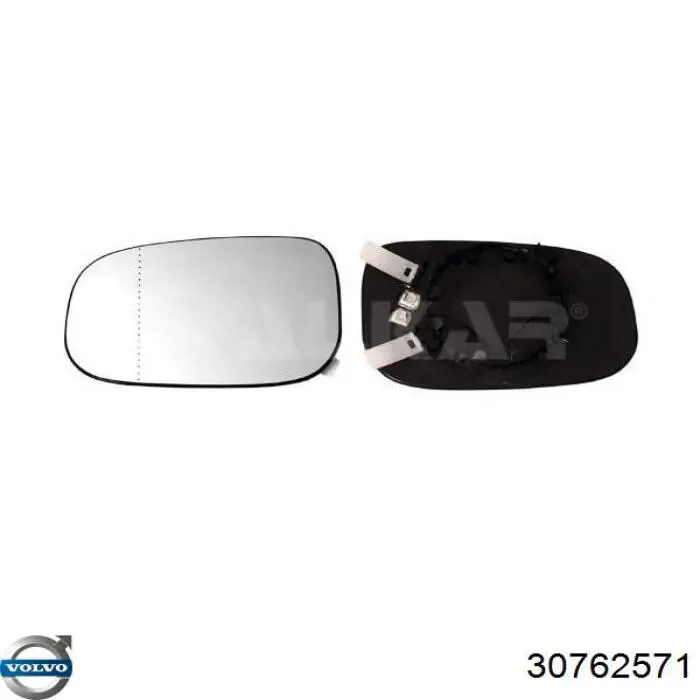 7660027 Diederichs cristal de espejo retrovisor exterior izquierdo