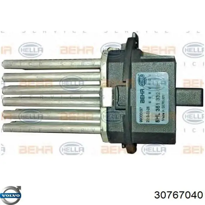 30767040 Volvo Resistencia de calefacción