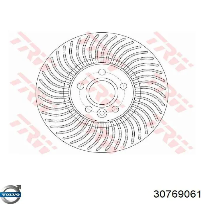 Frenos delanteros Volvo 30769061 precio, desde 50,56 EUR