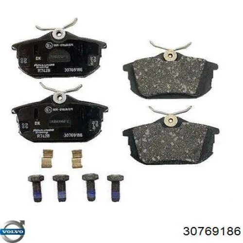 30769186 Volvo pastillas de freno traseras