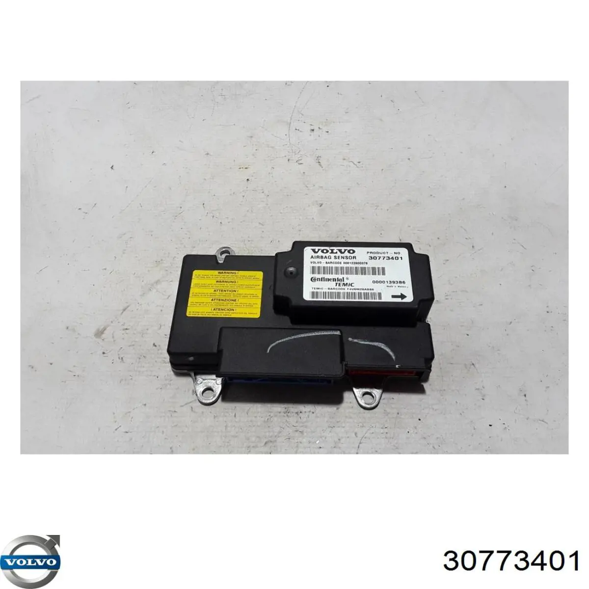 30773401 Volvo procesador del modulo de control de airbag