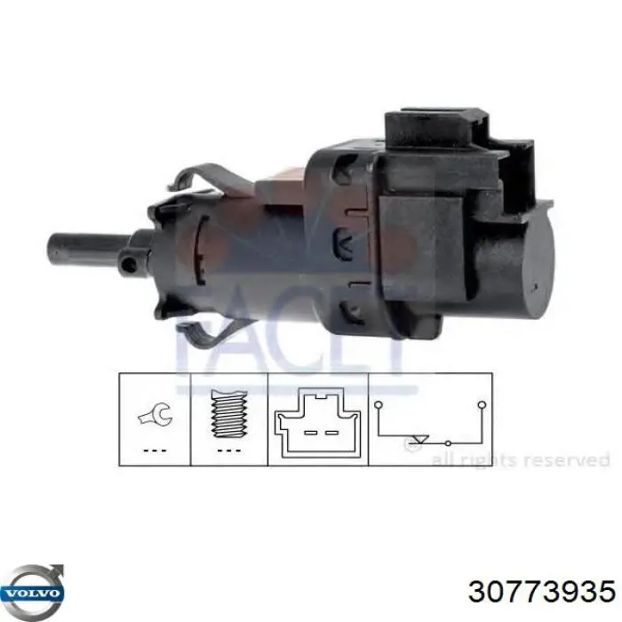 Comprar 30773935 Volvo Interruptor de luz de freno