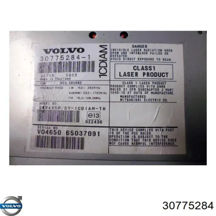 Comprar 30775284 Volvo Radio
