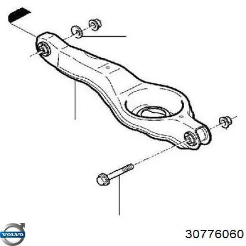 30776060 Volvo arandela cámber alineación excéntrica, eje trasero, inferior, interior