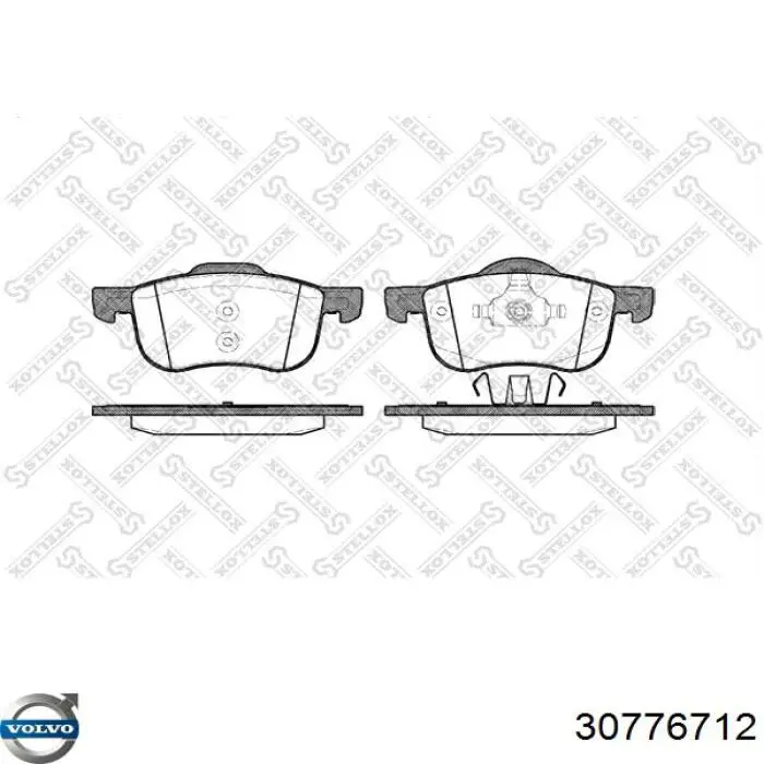 Comprar 30776712 Volvo Pastillas delanteras de freno