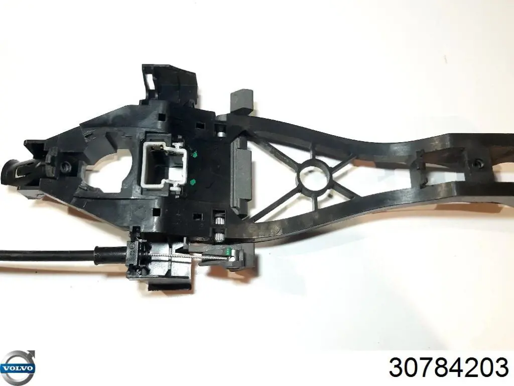 Soporte de manija exterior de puerta delantera derecha 30784203 Volvo