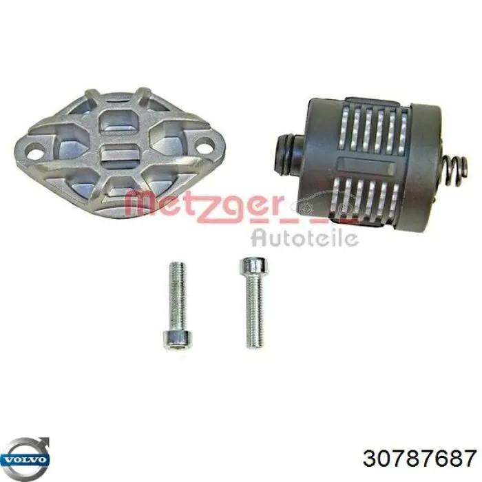 Filtro del diferencial trasero (embrague Haldex) 30787687 Volvo