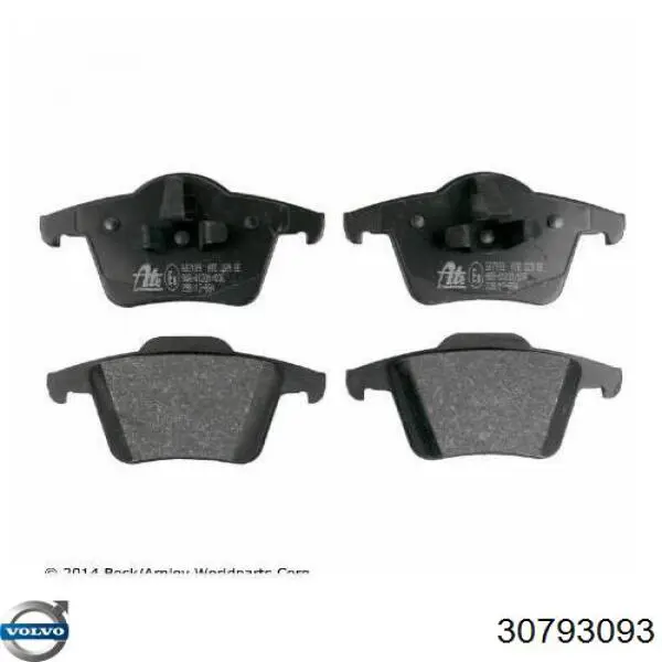 Pastillas traseras de freno Volvo 30793093 precio, desde 27,22 EUR