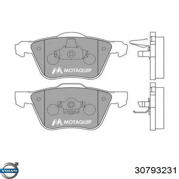 Comprar 30793231 Volvo Pastillas delanteras de freno