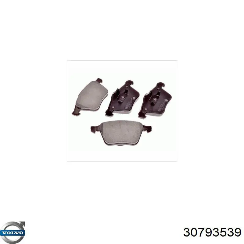 Pastillas de freno delanteras Volvo 30793539