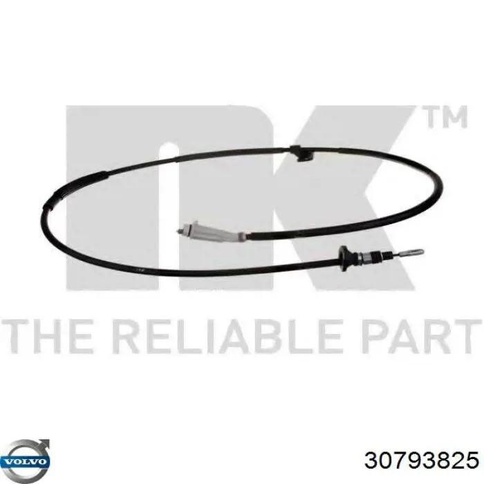 30793825 Volvo cable de freno de mano trasero derecho/izquierdo