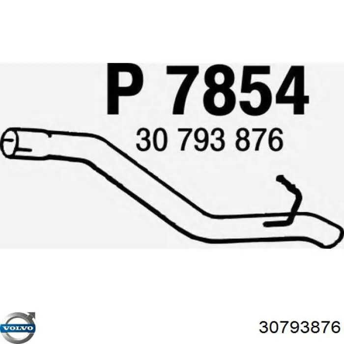 Comprar 30793876 Volvo Silenciador trasero
