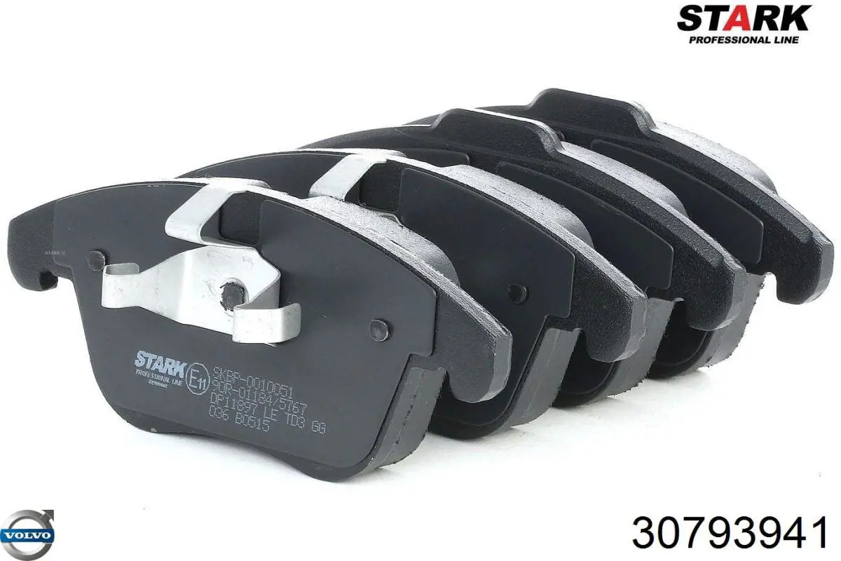 Pastillas de freno 30793941 Volvo