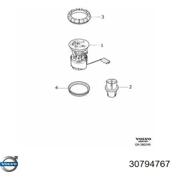 Comprar 30794767 Volvo Unidad de alimentación de combustible
