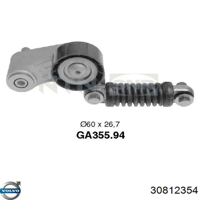 Comprar 30812354 Volvo Tensor de correa poli V 