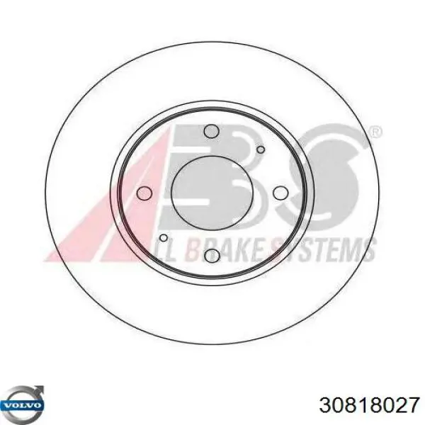 30818027 Volvo freno de disco delantero