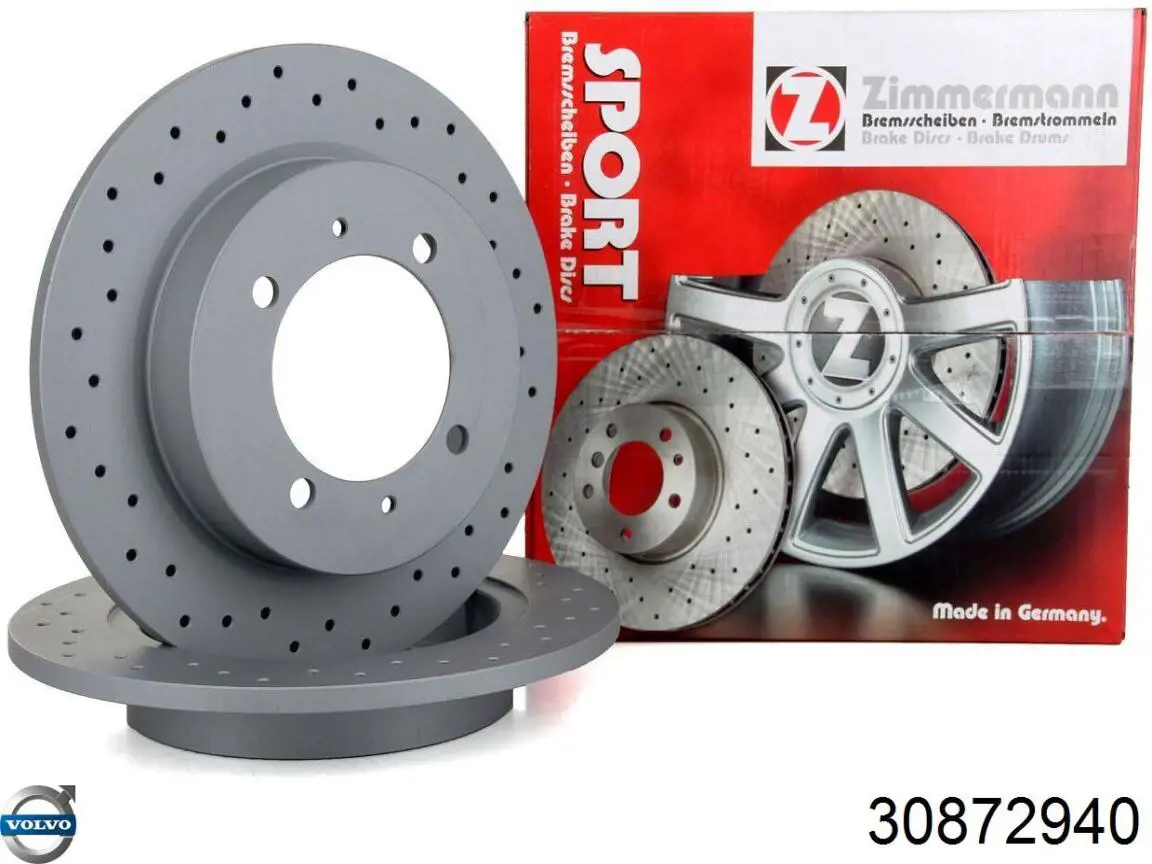 Disco de freno trasero Volvo 30872940 precio, desde 22,37 EUR