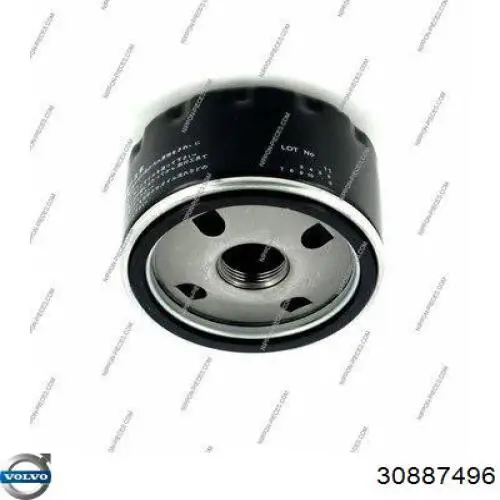 Filtro de aceite Volvo 30887496 precio, desde 5,36 EUR