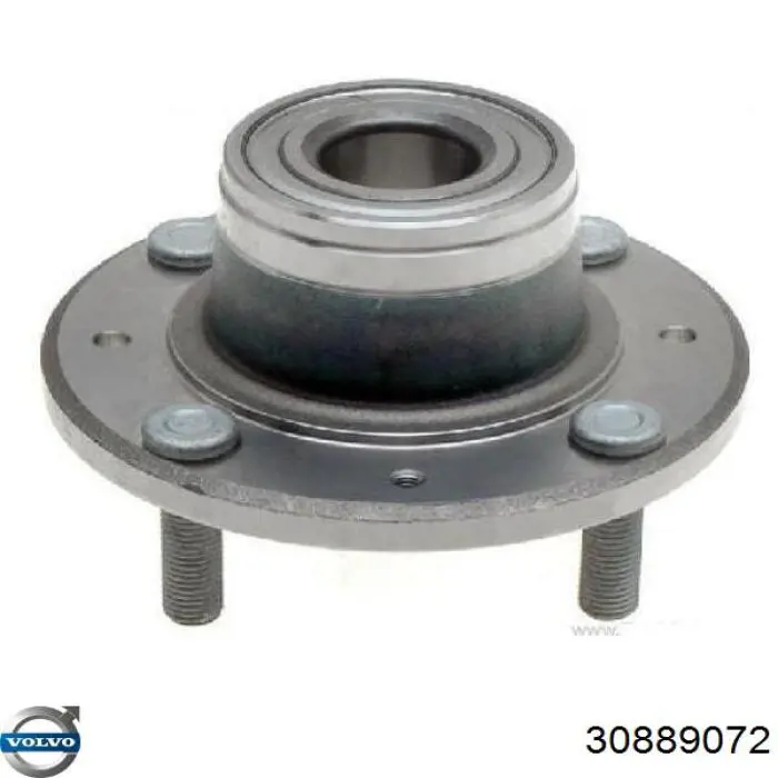 Cubo de rueda trasero 30889072 Volvo