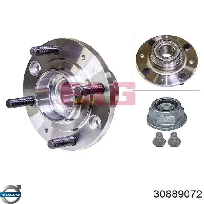 Buje de rueda Volvo 30889072 precio, desde 70,48 EUR