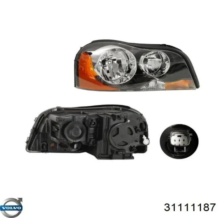 Faro derecho Volvo 31111187 precio, desde 188,83 EUR
