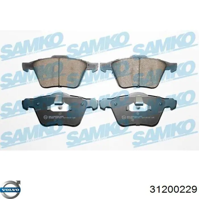 Comprar 31200229 Volvo Pastillas delanteras de freno