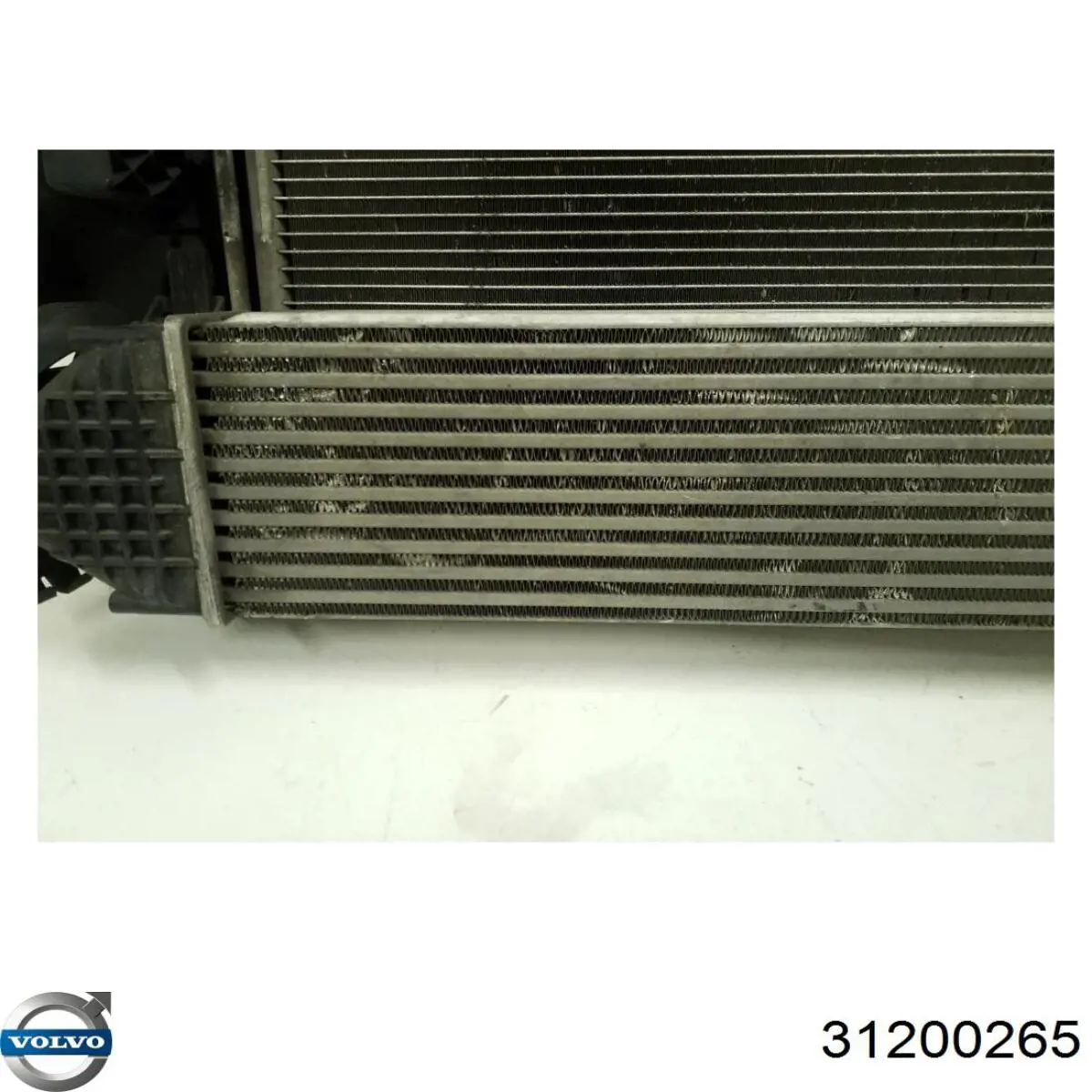 31200265 Volvo difusor de radiador, ventilador de refrigeración, condensador del aire acondicionado, completo con motor y rodete