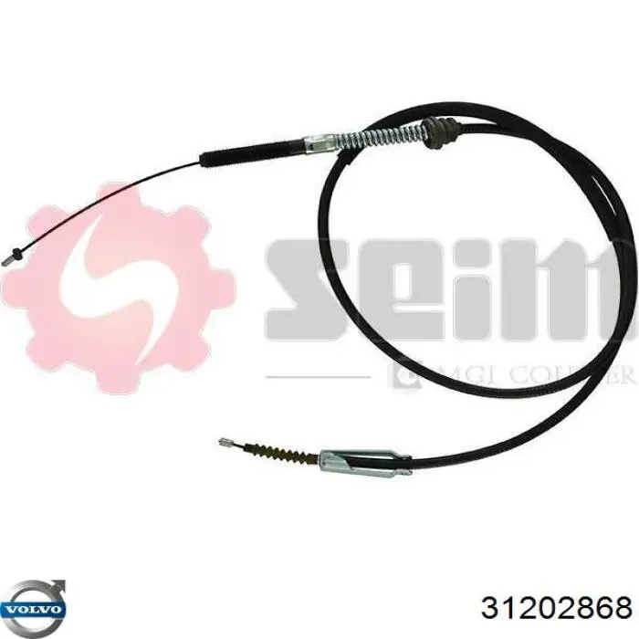 31202868 Volvo cable de freno de mano trasero izquierdo