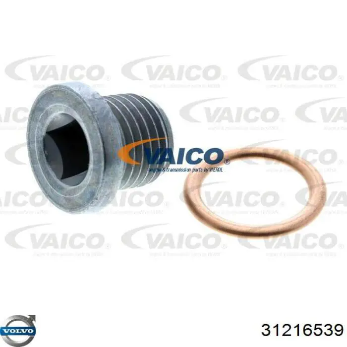 Tapón del cárter de aceite Volvo 31216539 precio, desde 1,33 EUR