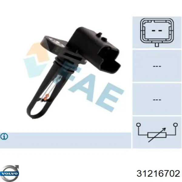 Sensor, temperatura del aire de admisión Ford Focus 2 DA, HCP, DP